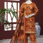 Almeerah Digital Printed Lawn Suit 3 Piece