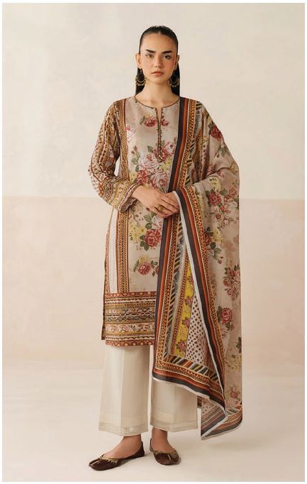 Baroque Ladies Summer Printed Lawn Suit