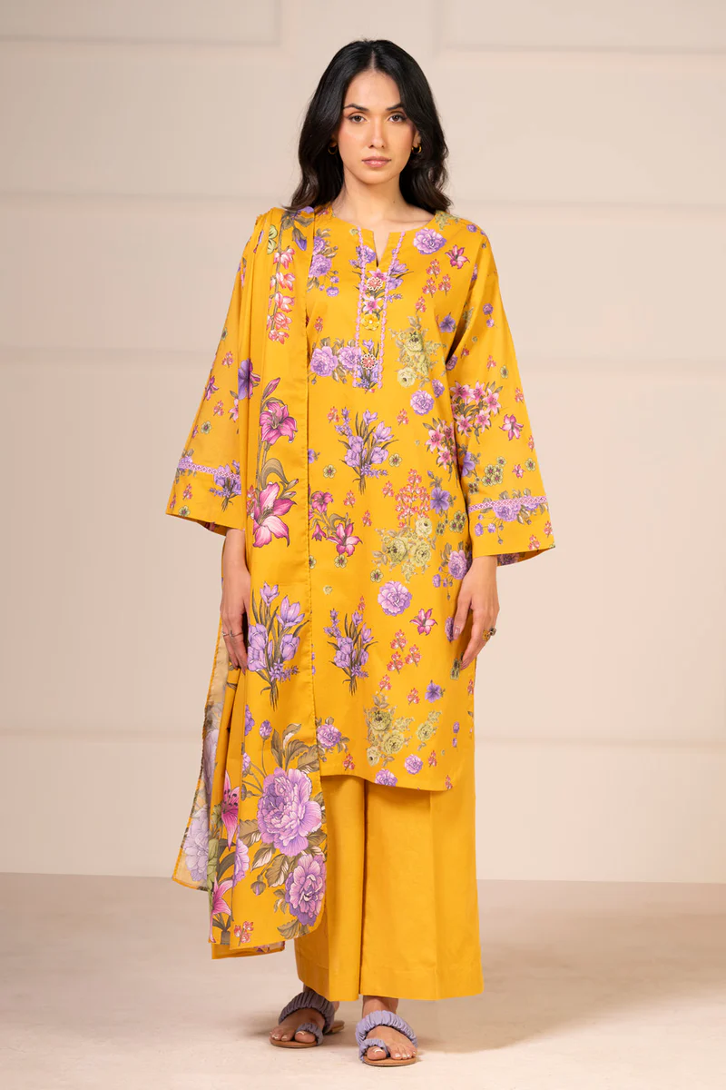 Alkarm Printed Lawn Summer Suit